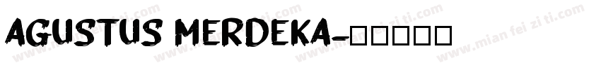 Agustus Merdeka字体转换